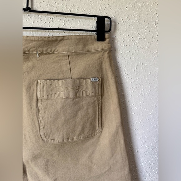 Alex Mill‎ Utility Side Zip Mini Skirt Khaki Size 2 Preppy Casual - Picture 3 of 6